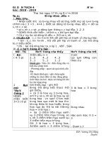 Tuần 4 giáo án lớp 1 soạn theo định hướng phát triển năng lực học sinh năm 2018 2019 –giáo án cô duyên 