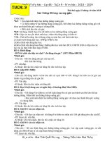 Tuần 9 giáo án lớp 4 soạn theo định hướng phát triển năng lực học sinh năm 2018 2019 –GV mai thị quế 