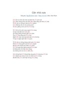 Lời bài hát và hợp âm guitar Căn nhà xưa