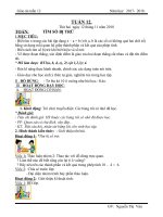 Tuần 12 giáo án lớp 2 soạn theo định hướng phát triển năng lực học sinh năm 2018 2019 – giáo án cô vân 