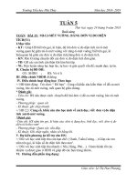 TUẦN 5 giáo án lớp 5 soạn theo định hướng phát triển năng lực học sinh năm 2018 2019 –nguyễn thị hoa phượng (5c) 