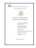 BÁO CÁO THỰC TẬP DOANH NGHIỆP 2