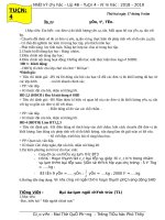 Tuần 4 giáo án lớp 4 soạn theo định hướng phát triển năng lực học sinh năm 2018 2019 –GV mai thị quế 