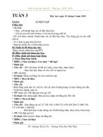 Tuần 3 giáo án lớp 4 soạn theo định hướng phát triển năng lực học sinh năm 2018 2019 –GV hoàng thị lệ tư 