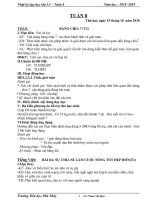 Tuần 8 giáo án lớp 3 soạn theo định hướng phát triển năng lực học sinh năm 2018 2019 –GV nguyễn thị hiên (3a) 