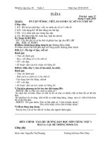 Tuần 1 giáo án lớp 3 soạn theo định hướng phát triển năng lực học sinh năm 2018 2019 –GV nguyễn thị phượng 