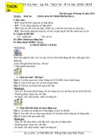 TUẦN 10 giáo án lớp 5 soạn theo định hướng phát triển năng lực học sinh – lê thị mĩ lệ (5a) 