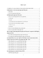 Đánh giá tác động của các nhân tố đến thu ngân sách của việt nam trong thời gian qua  xu hướng thay đổi thu ngân sách của việt nam khi việt nam đã gia 
