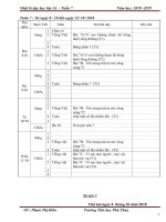 Tuần 7 giáo án lớp 3 soạn theo định hướng phát triển năng lực học sinh năm 2018 2019 –GV nguyễn thị hiên (3a) 