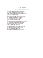 Lời bài hát và hợp âm guitar Căn phòng