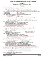 bài tập trắc nghiệm vật lí 12 HK 2