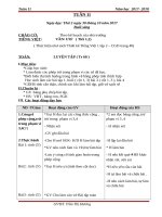 Giáo án lớp 1 soạn theo định hướng phát triển năng lực học sinh năm 2017 2018 – giáo án cô hương, tuần  (9) 