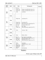Tuần 3 giáo án lớp 1 soạn theo định hướng phát triển năng lực học sinh năm 2018   2019 – cô LOAN 
