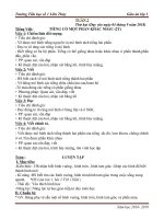 Tuần 2 giáo án lớp 1 soạn theo định hướng phát triển năng lực học sinh năm 2018   2019 – trường tiểu học số 1 liên thủy                     