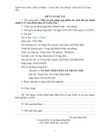 DE TAI SANG KIEN KINH NGHIEM VE MOT SO GIAI PHAP CAI CACH THU TUC HANH CHINH o UBND XA