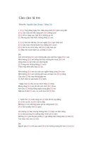 Hợp âm guitar cào cào lá tre 