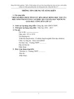 Một số biện pháp tích cực hóa hoạt động học tập của học sinh nhằm nâng cao hiệu quả giảng dạy nội dung giáo dục công dân lớp 12 