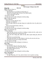 Tuần 3 giáo án lớp 1 soạn theo định hướng phát triển năng lực học sinh năm 2018   2019 – trường tiểu học số 1 liên thủy                     