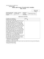 quy tắc đếm Tổ hợp và xác suất