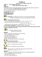 Tuần 12 giáo án lớp 3 soạn theo định hướng phát triển năng lực học sinh năm 2018 2019  