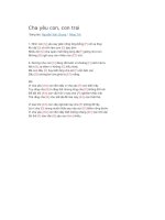 Hợp âm guitar cha yêu con 