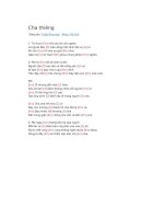 Hợp âm guitar cha thiêng 