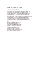 Hợp âm guitar chắc em thôi chờ mong 