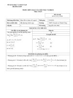 TRẮC NGHIỆM GIẢI TÍCH 12 CHƯƠNG 2 LTT 