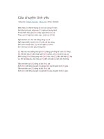 Hợp âm guitar câu chuyện tình yêu 