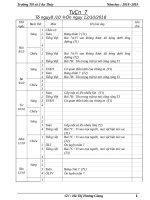 Tuần 7 giáo án lớp 3 soạn theo định hướng phát triển năng lực học sinh năm 2018   2019 – cô GIANG 