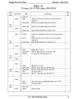 Tuần 5 giáo án lớp 3 soạn theo định hướng phát triển năng lực học sinh năm 2018   2019 – cô GIANG 