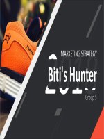 Bài giảng MARKETING STRATEGY FOR BITI’S HUNTER IN VIETNAM