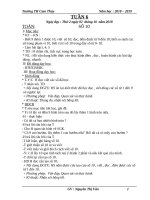 Tuần 6 giáo án lớp 1 soạn theo định hướng phát triển năng lực học sinh năm 2018 2019   giáo án cô vân 