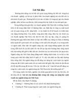 Vai trò của thương hiệu trong việc nâng cao năng lực cạnh tranh của ngành nông sản việt nam 