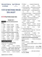 Tuyển tập 10 de thi tiếng anh 7  từ đề 1 10   có DA