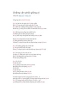 Hợp âm guitar chẳng cần phải giống ai 