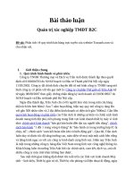 Phân tích về quy trình bán hàng trực tuyến của website trananh com và cho nhận xét 