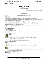 Tuần 10 giáo án lớp 3 soạn theo định hướng phát triển năng lực học sinh năm 2018 2019 – giáo án cô tơ 