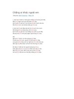 Hợp âm guitar chẳng ai khác ngoài em 