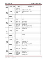 Tuần 5 giáo án lớp 1 soạn theo định hướng phát triển năng lực học sinh năm 2018   2019 – cô LOAN 