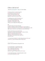 Hợp âm guitar chắc ai đó sẽ về 