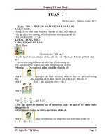 Tuần 1 giáo án lớp 5 soạn theo định hướng phát triển năng lực học sinh năm 2018   2019 – giáo án cô vững 