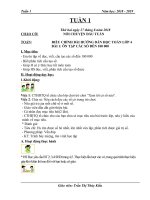 Tuần 1 giáo án lớp 4 soạn theo định hướng phát triển năng lực học sinh năm 2018 2019 – giáo án cô kiều 