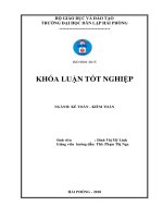 Hoàn thiện công tác kế toán doanh thu chi phí và xác định kết quả kinh doanh tại Công ty TNHH thương mại Ngọc Hùng (Khóa luận tốt nghiệp)