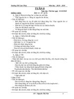 Tuần 8 giáo án lớp 1 soạn theo định hướng phát triển năng lực học sinh năm 2018 2019   giáo án cô vân 