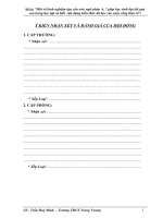 Một số kinh nghiệm dạy cấu trúc ngữ pháp 6,7 giúp học sinh đạt kết quả cao trong học tập và biết  vận dụng kiến thức đã học vào cuộc sống thực tế