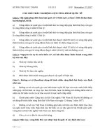 Trắc nghiệm công pháp quốc tế