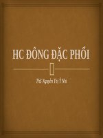 Y3   Hội Chứng ĐÔNG đặc PHỔI   ths nguyễn thị ý nhi