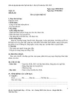 Giáo án bồi dưỡng phụ đạo ngữ văn 6 cả ănm