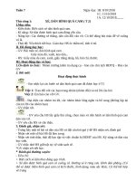 Tuần 7 giáo án chuyên biệt soạn theo định hướng phát triển năng lực học sinh năm 2018 2019 – cô hà 